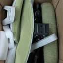 DUMOS Office Desk Chair with Footrest Ergonomic Gaming Chair for Adults Computer Mesh, Lumbar Support,Swivel Reclining with Headrest, Comfy Armrest for Home, Office, Work, Study, Light Green (46.75"-50.75" H x 18.75"-22.75" W x 16.34" D)