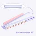 Mahjong Racks with Pushers 4PCS Set Majiang Tile Holder Acrylic Mahjong Racks Accessories and Gifts