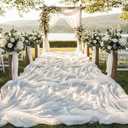 Anderson's White Flame Retardant Gossamer, 59 Inches x 100 Yards, Sheer Fabric for Wedding Decorations, Baby Shower, Gender Reveal, Prom, Homecoming, Event Photos, Drapes