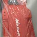 Nilight 40" Mechanic Plastic Creeper - 40 Inches Heavy Duty Shop Creeper with Padded Headrest and 6 Casters, 350 lbs Capacity, Red