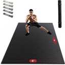 HAPBEAR Extra Large Exercise Mat-7'x5'/6'x8'/6'x9'/6'x10'/6'x12'x8mm(1/3 inch),Non-Slip, Ultra Durable, Thick Workout Mats for Home Gym Flooring Cardio, Yoga Mats for Fitness, High-Density Exercise Mat, Shoes-Friendly