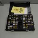 Honda Kasei Mahjong Tiles Gold Dragon, Black