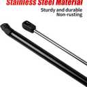 Front Hood Lift Supports Shock Struts Compatible with Ford 2022 2023 2024 2025 Ranger T9,Stainless Steel No Need Drill Hood Lift Supports Hood Damp (2pcs)