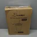 Lamosi 100 Pack 16 oz Clear Plastic Cups with Lids and Straws, Disposable Plastic Coffee Cups with Lids for Iced Coffee, Cold Beverages, Smoothies and To-Go Drinks