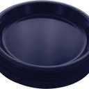 Amcrate Navy Disposable Dinner Plates, 10.4 Inches, Strong & Sturdy for Party, Picnic, Travel - Pack of 50