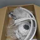 AIKVSXER Ceiling Fans with Lights and Remote, 20 Inch Low Profile Fandelier with APP Control, Ultra Quiet, 3CCT and 6 Wind Speeds for Bedroom, Living Room Modern Flush Mount Fan Light