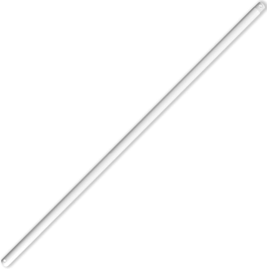 60 Inch Ceiling Fan Downrod, 5 FT White Threaded Fan Downrod
