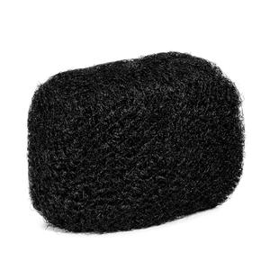 Locsanity Afro Kinky 100% Bulk Natural Human Hair - Braiding Hair for Dreadlocks, Loc Repair, Dreadlock Extensions, Twists, Braids - 8 Inches Long, 1 Oz - #1B (8 Inch (Pack of 1), 1B - Dyed Black)