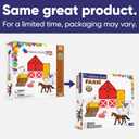 MAGNA-TILES Farm Animals 25-Piece Magnetic Construction Set, The ORIGINAL Magnetic Building Brand