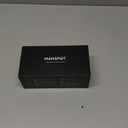 MANSPOT Manscape Groin & Body Hair Trimmer for Men, Electric Ball Pubic Trimmer Shaver,Manscape Kit with 4 Guard,Replaceable Ceramic Blade Heads,Waterproof Wet/Dry Shaver,90 Minutes Shaving (Black)