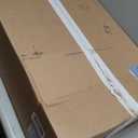 Americanflat 20x20 Throw Pillow with Sewn-in Insert - All-in-One Decorative Pillows - No Cover Needed - Soft and Durable Cushion for Bed or Sofa - Polyester - Navy Blue and White