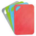 Jacent Plastic Cutting Board Set: 4 Count, Multicolored, Non-slip Mats for Meat and Vegetables, Non-Slip Cutting Mat, Chopping Board, Kitchen Prep Cutting Mat For Onions, Tomatoes, And More