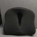 Memory Foam Seat Chair Cushion for Relieves Back Sciatica Pain Tailbone Pain Coccyx Degenerating Disc Orthopedic Osteoarthritis Prostate Cushion Low Back Pain Cushion Hip Shaping (Dark Gray)