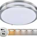 Arcfox 36W LED Flush Mount Ceiling Light Fixture 16 inch 1550lm 5CCT Selectable 3000K/3500K/4000K/5000K/6000K Modern Ceiling Lamp Dimmable for Dining Room Hallway Bedroom Living Room