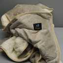 Luciphia Waterproof Pet Blanket, Liquid Pee Proof Dog Blanket for Sofa Bed Couch, Reversible Sherpa Fleece Furniture Protector Cover for Small Medium Large Dogs Cats, Khaki+Beige X-Large85" x 57"