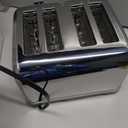 Toaster 4 Slice Retro Stainless Steel,Best Prime 4 Slice Toaster Wide Solt with 7 Shade Settings, Perfect for Waffles, Bagels and More Lainsten T-527