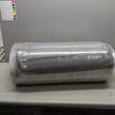 BYBYME Corduroy Tri-Folding Mattress, 6 Inch Gel Folding Mattress Topper, Foldable Soft Guest Bed Camping Pad, Washable Cover (Dark Gray, Full) (Carbon Grey)