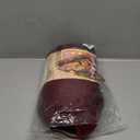 Lion Brand Yarn Scarfie Yarn for Knitting and Crocheting, Deep Red/Dark Green