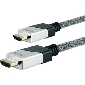 GE HDMI Cable, 4 Feet, Full HD 1080p 4K 60Hz, HDMI 2.0, 18 Gbps, with Ethernet, High Dynamic Range, for HD Smart TV, PS4, PS5, Xbox X, Blu-ray, Streaming Devices, Durable Braided Cable, 35531