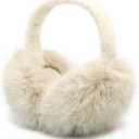 Women Winter Ear Muffs Fluffy Faux Fur Earmuffs Foldable Ear Warmer Girls Soft Ear Covers
