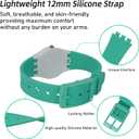 Replacement 12mm Waterproof Silicone Rubber Watch Strap Watch Band for Swatch