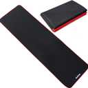 Exercise Mat for AB Roller AB Mat Thin, Long Foldable Gym Mats for Home Gym, Indoor and Out door exercises, Black Picnic Mat for One Person,99'x29'