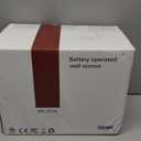 Gold Battery Operated Wall Sconces Set of 2, Rechargeable Wireless Wall Lights with Milky White Frosted Glass Shade, 12 RGB and 3CCT Dimmable, Wall Lamps with Remote for Bedroom Living Room Hallway