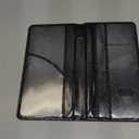 Car Insurance and Registration Holder Organizing Case for Car Stylish Pu Leather Document Holder (Black)