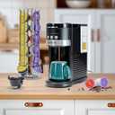 REVOTRA Single Serve Coffee Maker for Pods & Ground Coffee, 6 to 14oz Brew Sizes, Strong Brew Option, Fast Brewing, Compact Design with Removable 40oz Reservoir