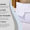 COTTON STICH 12x16 Small Pillowcase Zipper Closer Pillow case Set of 2 PC Mini Pillowcase 600 TC Pure Egyptian Cotton Decorative Hotel Quality (White Solid, Toddler 12x16 Zipper)