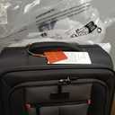 Carry On Luggage 22x14x9 Airline Approved, 22-Inch Suitcases with Spinner Wheels, Softside Carry-on Luggage with TSA Lock for Men Women Business Trip, Lightweight Large Capacity Luggage for Travel (Black&Red)