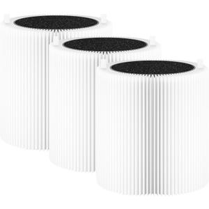 Improvedhand Blue Pure 311 Auto Replacement Filter Compatible with Blue Pure 311 Auto Air Purifier, 2 in 1 Systems, True HEPA Filter and Activated Carbon, Pack of 3