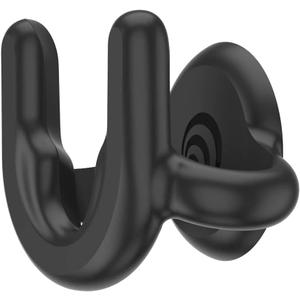 PopSockets Multi-Surface Phone Mount, Universal Phone Stand, Phone Holder Stand, Version 2 - Black (Small)