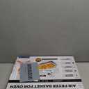 Large Air Fryer Basket for Oven, OvenCrisp 15.6" X 11.6" Oven Air Fryer Basket and Tray Set With 30PCS Parchment Papers, Stainless Steel Air Fryer Pan and Crisper Tray for Frying Baking