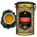 Samley Tea Arabian Night Ceylon Black Loose Leaf Tea Blend, Flavored with Hibiscus, Rosehip, Rose Petals, Strawberry Leaf Cuts and 1001 Night Flavor, Premium, Luxury, Specialty, 4.4oz, EXP 22/05/2027