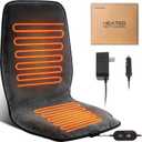 Dark Grey Heated Seat Cover Cushion with Heat Warmer, Large Size Soft Comfortable Winter Seat Cover Cushion Heating Pad for Office Home Chair Warm Cold Weather Gift for Winter, 3 Models Setting