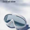 Unisex Swimming Goggles With a Hard Case for Men and Women Anti-Fog No Leak Mirror/Non-Mirror Lens