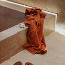 sea me at home Waffle Bath Sheet 100% Turkish Cotton - Large Bath Towel (34x67 Inches) Luxurious Spa Towel for Bath, Beach, or Pool Time