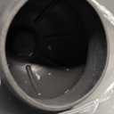 Clorox Toilet Plunger with Hideaway Holder Caddy Heavy-Duty Compact Design with Non-Skid Rubber Base for Bathroom Convenient Storage Toilet Unclogger, 6.5x19.5-Inch, White