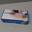 Sharp Pebble Premium Whetstone Knife Sharpening Stone 2 Side Grit 1000/6000 Waterstone- Whetstone Knife Sharpener- NonSlip Bamboo Base & Angle Guide