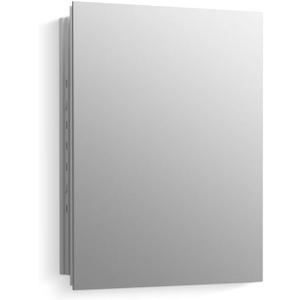 Kohler 55060-NA Embark Slim Medicine Cabinet Mirror, Adjustable Shelves, Bathroom Organizers and Storage, 16 in. W x 20 in. H