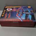 Toys for Boys Age 3-12, 2 Pcs Shooting Set with Red & Blue LED Lights, Standing Target & 2 Quiver, Indoor & Outdoor Kid Toys Gifts for 3 4 5 6 7 8 9 10 11 12 Year Old Boys Girls