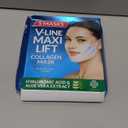 Stylia MaxiLift VLine Lifting Collagen Face Mask  Double Chin Strap  Jawline Shaper  Neck Firming and Tightening Mask with Hyaluronic Acid & Aloe Vera  Chin Strap for Sleeping (5PC)