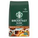 Starbucks Ground Coffee, Medium Roast Coffee, Breakfast Blend, 100% Arabica, 1 bag (28 oz)