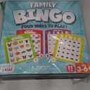 Chuckle & Roar Family Bingo  4-in-1 Educational Bingo Game for Kids Ages 36+ | Animal, Alphabet, Sight Word & Number Bingo | 16 Players