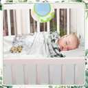 HunnmingRe Baby Safari Animals Crib Bedding Set 3 Pcs Crib Set Baby Blanket, Fitted Sheet, Pillowcase Soft Flannel Nursery Bedding for Standard Infant Bed and Toddler Mattress Newborns Gifts