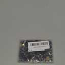 100 PCs #8 EPDM Bonded Sealing Washers, 304 Stainless Steel Backed Rubber Washers for Screws (Silver)