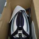 Steam Iron for Clothes,1500W Professional Steam Station,67.62oz Water Tank,Auto Shutoff,Self-Clean,ECO Mode, Iron Steamer with Ceramic Soleplate for Various Fabrics, Lock For Easy Carry (Purple)