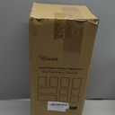 Criusia Drawer Organizer, 10 Pack Large Clear Plastic Set, 3 Size Versatile Bathroom and Vanity Organizer Trays, Storage Bins for Makeup, Bedroom, Kitchen Utensils