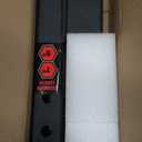 TOPTOW Trailer Receiver Hitch Extender Adapter 4" Drop/Riser, 8" and 10" Extension Length, 2" Shank, 7500lbs Towing Capacity, Matte Black